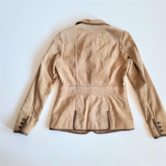 80s 90s Seattle Suede Washable Eddie Bauer Jacket - Picture 3 of 10
